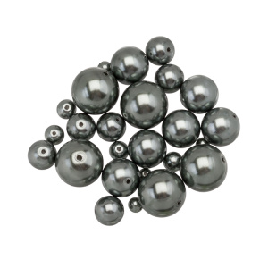 Crystalbird Микс жемчуга 3-10 мм, серо-зеленый таити, уп.25 шт. (#MIX650)