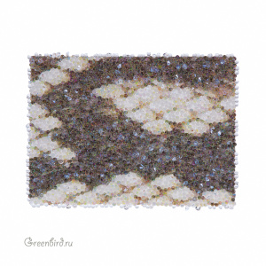 623482 Кристальная ткань Motif 40x30 мм – FP23867/Crystal Mix (#022/001M500)