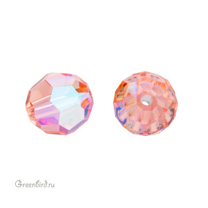 5000 Бусина круглая 8mm – Rose Peach Shimmer (#262SHIM)