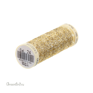 Металлизированная нить Gutermann W331, 50м, золото (#24)
