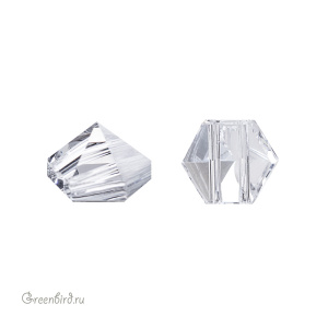 Swarovski 5060 Бусина Шип-Гексагон 7,5 мм, прозрачный (#001), 1 шт.