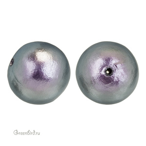 Хлопковый жемчуг 30 мм, Rich Grey, 1 шт. (#CTP001-30-RichGrey)