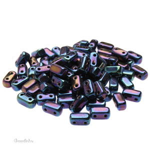 Bricks 3x6mm, Iris/Blue, 10 гр (#21435JT)