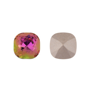Crystalbird 4470 Кушон 8x8 мм, витражный розовый (#001VR), уп. 6 шт.