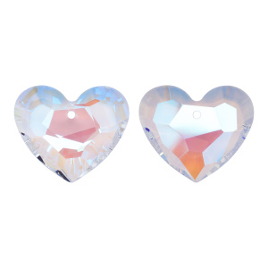 Crystalbird 6264 подвеска Сердце 28 мм, Crystal Shimmer (#001SI), 1 шт.