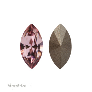 Swarovski 4228 Наветт 10х5 мм, античный розовый (#001ANTP), 1 шт.