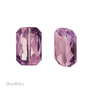 5515 Бусина Emerald Cut Bead 18x12,5 mm – Amethyst (#204)