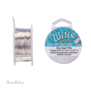 Проволока Wire Elements 24 Ga Silver (CW24R-SL-10) Проволока Wire Elements 24 Ga Silver (CW24R-SL-10)