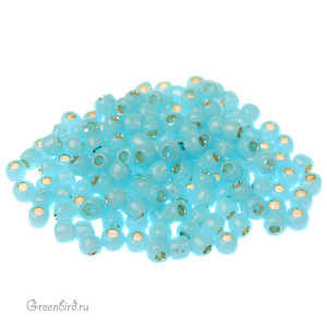 Бисер TOHO Round 6/0 внутреннее серебрение, молочный (#2117), 10 г