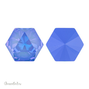 Swarovski 4699 Призматический гексагон 14x16 мм, океан делайт (#001L143D), 1 шт.