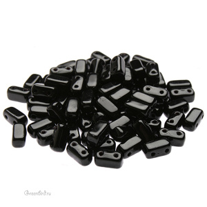 Bricks 3x6mm, Jet, 10 гр (#23980)