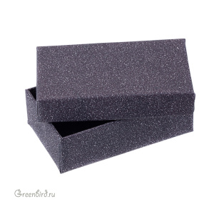 Картонная коробочка 5х8, черный (#BOX-58B)