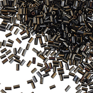 Бисер TOHO Bugle стеклярус 3 мм – Металлизированный радужный (#83), 10 г