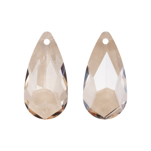 Crystalbird 6100 подвеска Слеза 24 мм, Crystal Golden Shadow (#001GS), 1 шт.