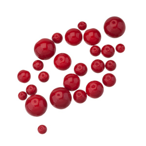 Crystalbird Микс жемчуга Red 4-10 мм, уп.25 шт. (#CBPL-MIX69)