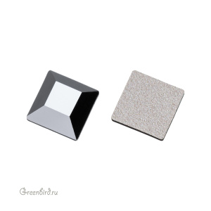 Swarovski 2400 Клеевые стразы Квадрат 6 мм, светлый хром (#001LTCH), 1 шт.