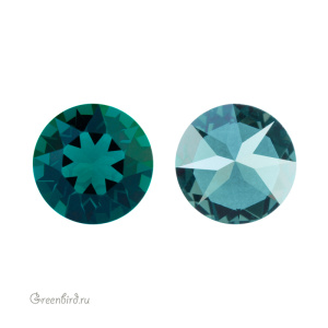 Swarovski 1088 Шатон SS39, изумруд сияющий (#205IGNIT), 1 шт.