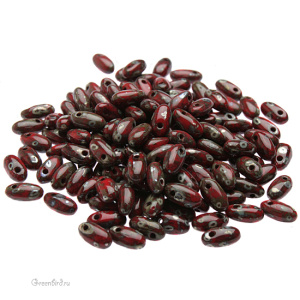 Rizo 2,5x6mm, Opaque Red/Picasso, 10 гр (#TP93200)