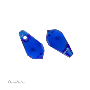 Swarovski 6000 подвеска Капля 11x5,5 мм, величественный синий (#296), 1 шт.