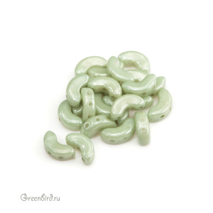 Arcos® par Puca® 5х10 мм, Opaque Light Green Luster, 5 гр (#03000/14457) 