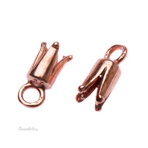Концевик "Колокольчик" 10 мм, медь (CP6914)
