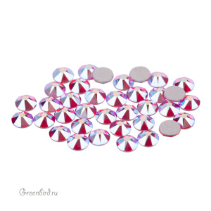 Swarovski 2088 Клеевые стразы круглые SS12, светлый сиам радужный (#227AB), уп. 36 шт.