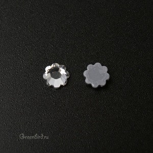 2728 Кристалл с плоским основанием горячей фиксации Flower Rhinestone SS20 – Crystal (#001), 1шт