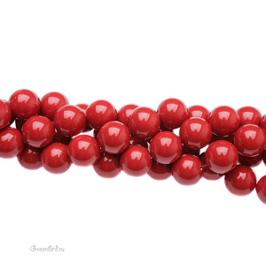 Жемчуг 12 мм #5810 Red Coral (#718)