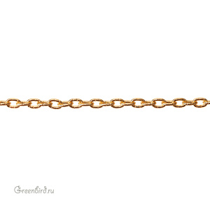 Цепочка 5,2 мм, золото, 30 см (#Chain-56G)
