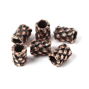 "Мхи и травы", бусина-шарм, ант. бронза, 1 шт (#2877)