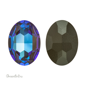 4127 Oval Fancy Stone 30х22 мм – Army Green DeLite (#001L130D)