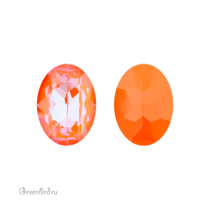 Swarovski 4120 Овал 14х10 мм, оранжевое сияние делайт (#001L146D), 1 шт.