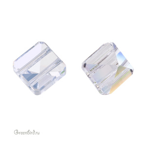 5061 Бусина Square Spike Bead 7,5mm – Crystal (#001)