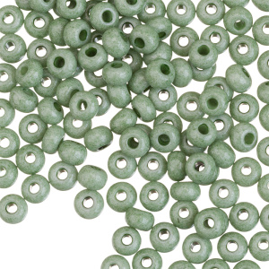 Бисер чешский PRECIOSA Czech круглый 6/0, непрозрачный, Jade (#03663), 10 г