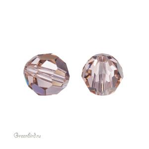 Swarovski 5000 Бусина круглая 8 мм, винтажный розовый (#319), 1 шт.