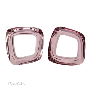 Swarovski 4437 Космик Квадрат 20 мм, античный розовый (#001ANTP), 1 шт.