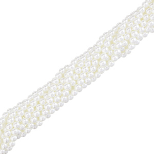Жемчуг Crystalbird, круглый, 5 мм, Ivory, нить (#106)