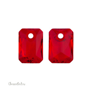 Swarovski 6435 подвеска Октагон 9 мм, светлый сиам (#227), 1 шт.