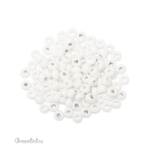 Винтажный бисер круглый 5/0, Op. Old White (#276)