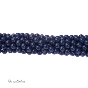 Swarovski 5810 Жемчуг 5 мм, темный лазурит (#719), уп. 20 шт.
