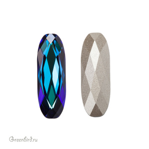 Swarovski 4161 Удлиненный Овал 21x7мм, бермуда синий (#001BB), 1 шт.