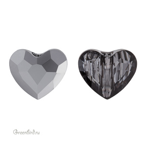 5741 Бусина Love Bead 8mm – Silver Night (#001SINI)