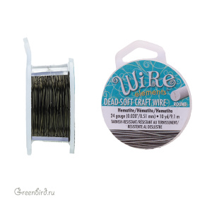 Проволока Wire Elements 24 Ga Hematite (CW24R-HE-10)