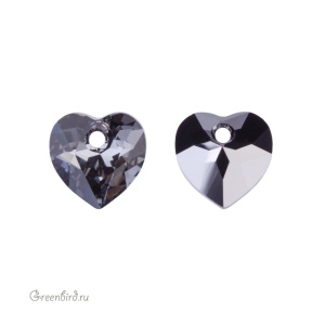 6432 подвеска Heart Cut 8 mm – Silver Night (#001SINI) 6432 подвеска Heart Cut 8 mm – Silver Night (#001SINI)