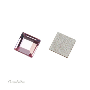2400 Кристалл холодной фиксации Square 4 мм – Light Rose (#223), 1шт.