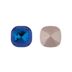 Crystalbird 4470 Кушон 8x8 мм, бермуда синий (#001BB), уп. 6 шт.