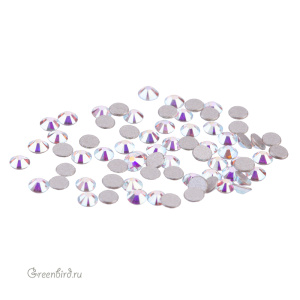 Swarovski 2058 Клеевые стразы круглые SS6, прозрачный радужный (#001AB), уп. 72 шт.