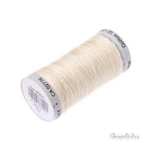 Нить Gutermann для вязания Cotton 12, пергамент (#4001)