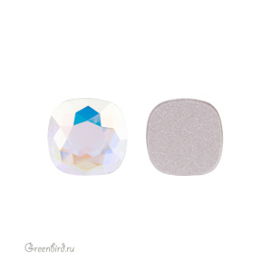2471 Кристалл холодной фиксации Cushion 7 мм – Crystal AB (#001AB), 1шт.