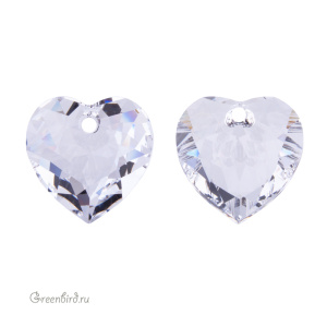 6432 подвеска Heart Cut 14,5 mm – Crystal (#001) 6432 подвеска Heart Cut 14,5 mm – Crystal (#001)